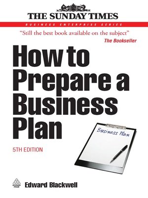 How to Prepare a Business Plan - ebook